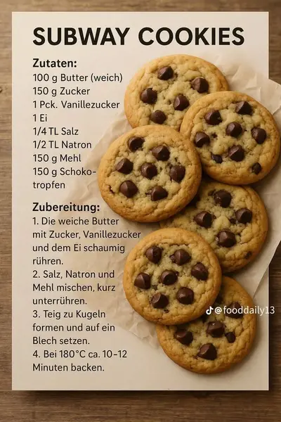 Eine Auswahl frisch gebackener Schokoladenkekse mit vielen Schokostückchen liegt auf Backpapier bereit.